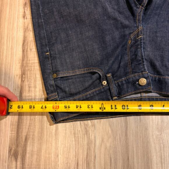 7 For All Mankind Anniversary Nic Nac 109 Stretch Low-Rise Stretch Flare - 32 - Picture 6 of 13